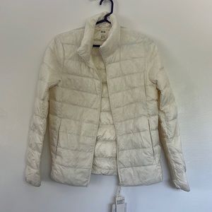 Uniqlo Light Down Jacket - Off White - NWT - Size S